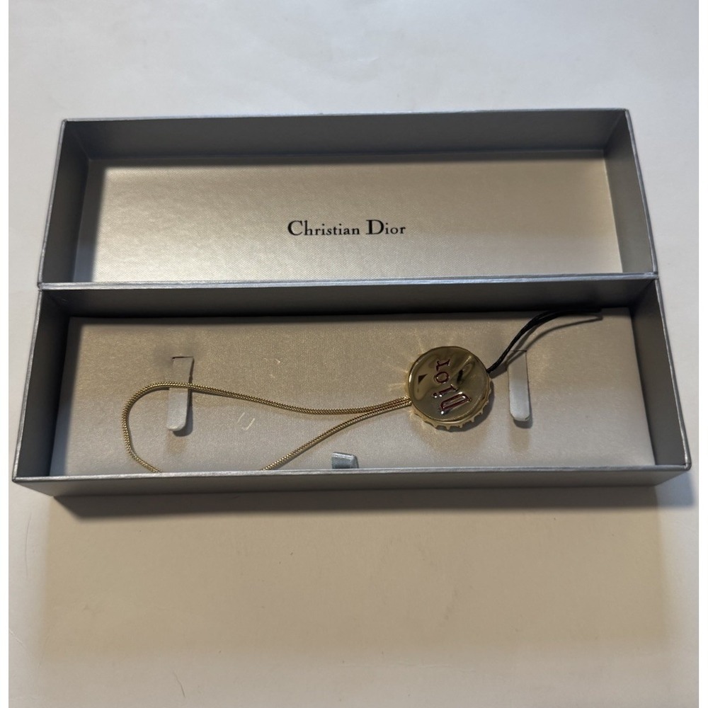 Christian Dior Bottle Cap Gold